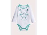 Lot de 2 body manches longues pour bébé garçon