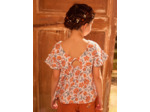 T-shirt à fleurs