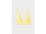 Triangle foulard sans armatures rayé haut de maillot