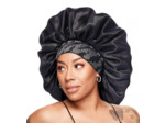 DIAMOND BLING BONNET SJ BLACK ZEBRA