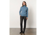 Pull épais uni BLEU Femme