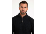 Pull Col Montant Doublé Polaire