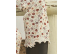 Legging évasé à fleurs