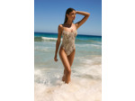 Maillot de bain 1 pièce à imprimé zèbre,Maillot de bain 1 pièce à imprimé zèbre;${refinementColor}