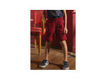 Pantalon rouge à fermeture éclair