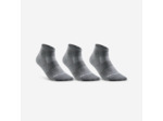 CHAUSSETTES DE TENNIS MI-HAUTES DECATHLON RS 500 GRIS LOT DE 3