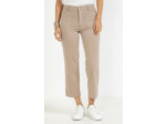 Pantalon crop poches plaquées devant