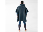 Poncho coupe-vent polaire de plongée sous-marine SCD bleu foncé