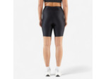 Short cycliste running femme - kiprun run 100 noir