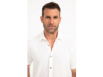 Chemise manches courtes Crepon