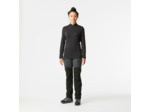 T-shirt mérinos manches longues col zip - MT500 - Femme