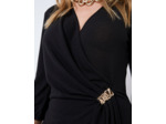 Top manches 3/4 uni NOIR Femme