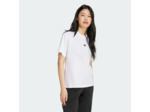 T-shirt de fitness en coton femme, blanc