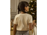 Pull manches courtes à sequins