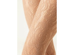 Collant résille effet macramé