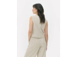 Gilet de costume à fines rayures
