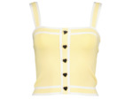 Top en tricot avec boutons