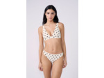 Culotte bikini bas de maillot à pois