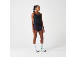 Débardeur running sans couture femme - kiprun run 500 confort noir gris foncé