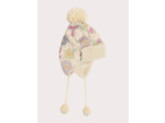 Chapka à motif fleuris pour fille