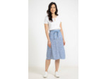 Jupe midi fendue
