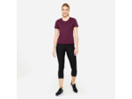 Legging court avec poche téléphone Fitness Cardio Femme Noir