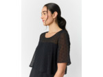 Robe courte unie NOIR