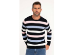 Pull col rond rayé Lovy
