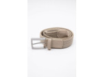 Ceinture tressée homme à boucle