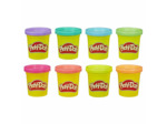 8 pots de pâte à modeler arc-en-ciel Play-Doh