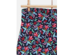 Short fluide imprimé abstrait coloré pour fille