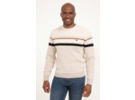 Pull col rond rayé Acacia