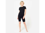 T-Shirt à Manches Courtes et Respirant pour Femme - Noir