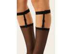 Chaussettes Hautes avec Porte-Jarretelles
