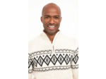 Pull Jacquard Col Montant