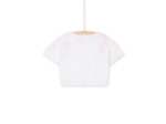 T-shirt rose clair à manches courtes