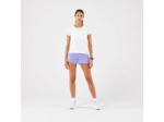 Short running & trail respirant femme - kiprun run 500 dry violet