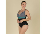 Maillot de Bain Gainant Femme 1 Pièce Kaipearl Triki Leo Noir