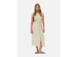 Robe chemise mi-longue à ceinture