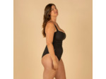 Maillot de bain 1 pièce femme gainant à effet ventre plat DORA NOIR