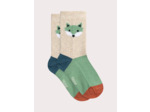 Chaussettes colorées à motif renard pour garçon