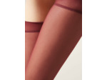 Chaussettes transparentes à paillettes