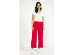 Pantalon fluide large avec ceinture