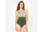 Maillot de bain 1 pièce forte poitrine natation Femme - Mia all mini vert
