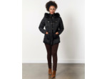 Doudoune mi-longue unie NOIR Femme