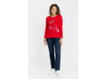 T-Shirt Imprime Col Rond