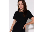 Robe courte unie NOIR