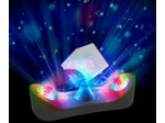 Lumière disco avec cube