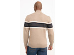 Pull col montant rayé Bico