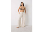 Pantalon large en lin